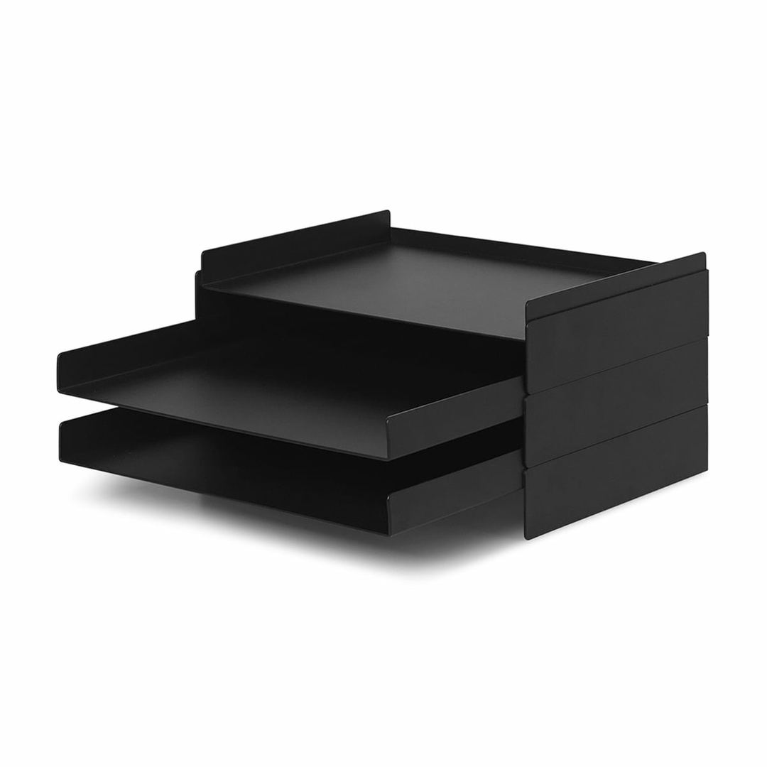 Ferm Living 2 X 2 Organizer Büroablage Schreibtischablage Ablage Stahl Schwarz B-Ware