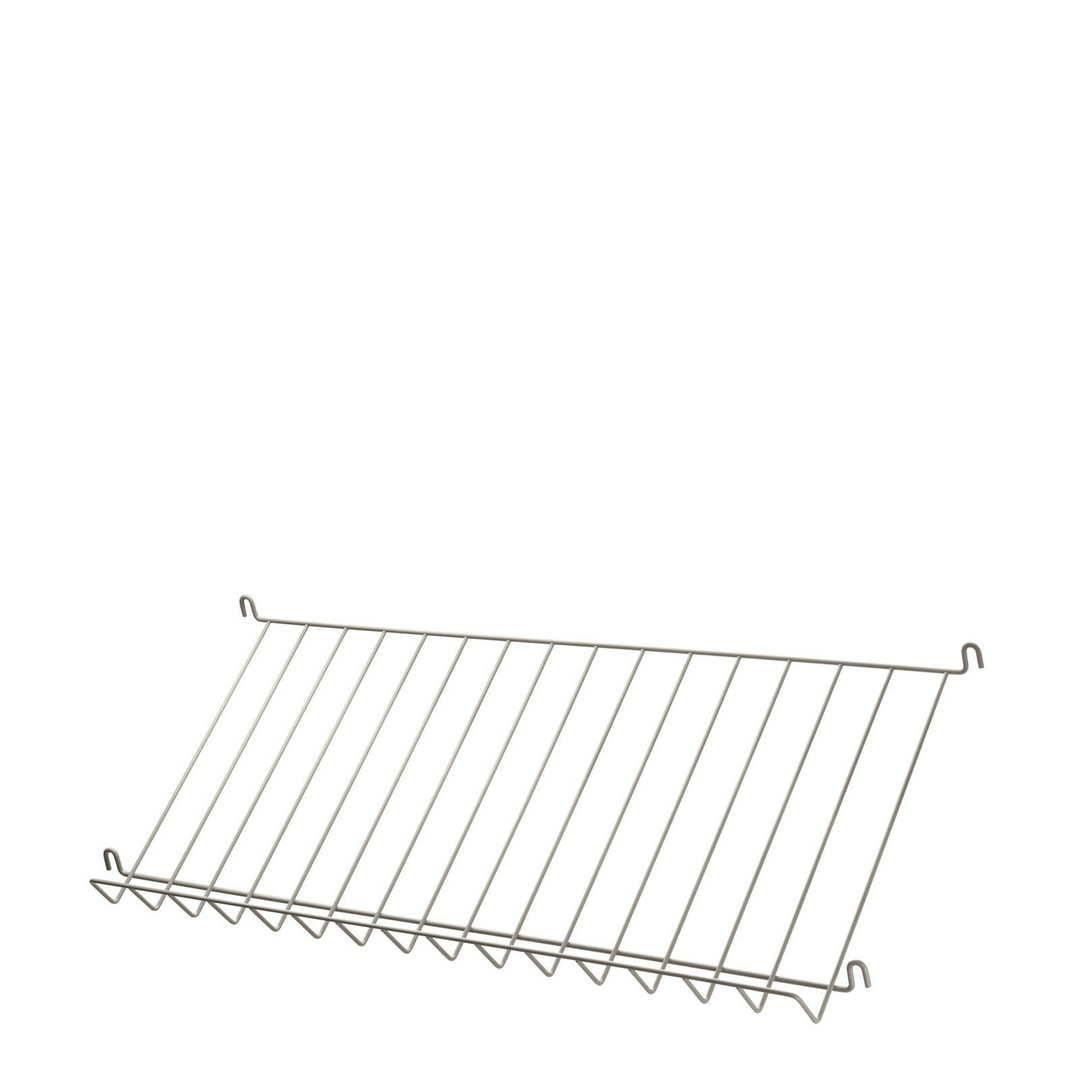String Zeitschriftenablage Zeitschriftenhalter Ablage Metall 78 x 30 cm Beige