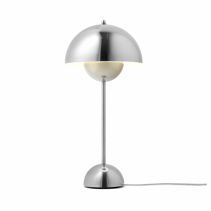 &Tradition Flower Pot Tischleuchte Tischlampe Tischlicht Lampe Vp3 Chrom Veredelt B-Ware