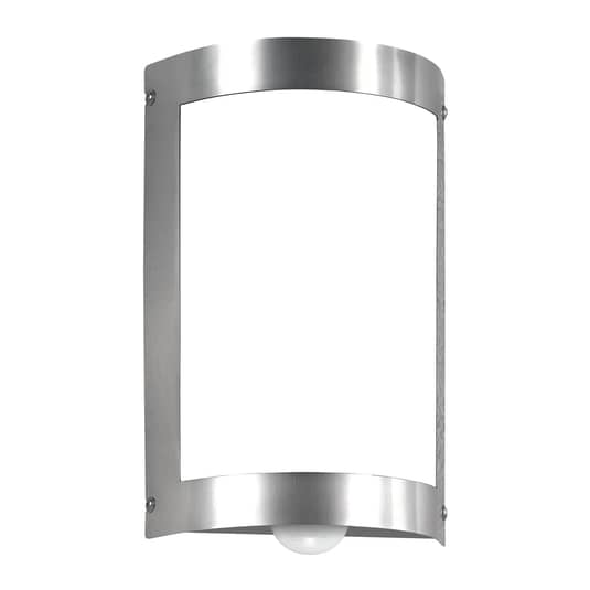 CMD Außenwandleuchte Marco3 Gartenleuchte Wandlicht aus Edelstahl mit Sensor E27