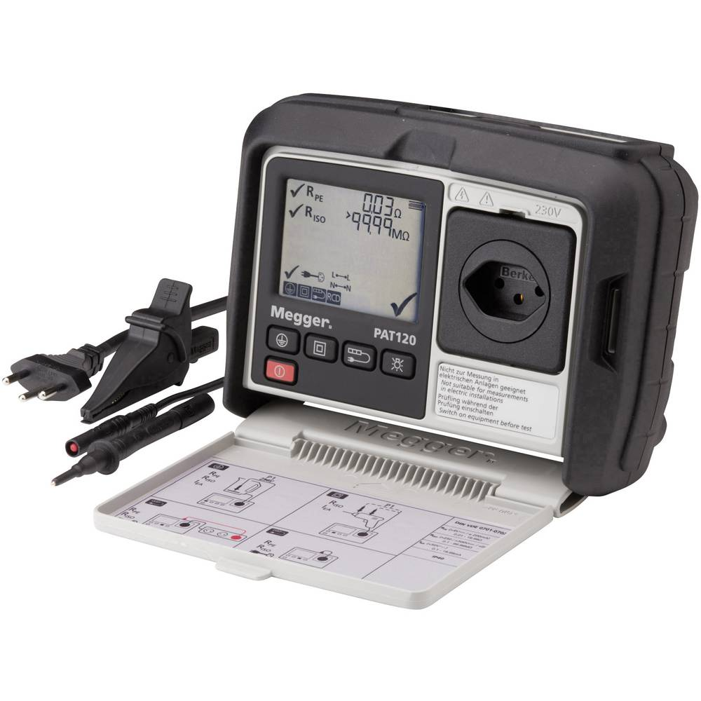 Megger PAT120 Gerätetester VDE-Norm 0701-0702 Messgeräte Prüfgerät DEFEKTWARE