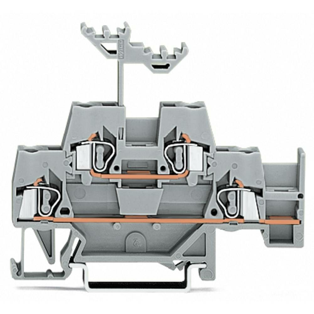 Wago 280 542 Doppelstock Durchgangsklemme Klemme 5mm Zugfeder Leitungsverbinder B-Ware - 4044918479158