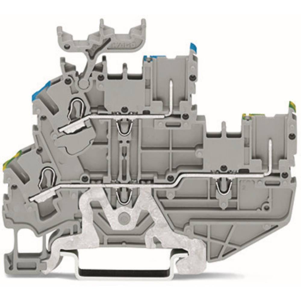 WAGO 2022-2227/999-953 Basisklemme 5.20 mm Push-In-Klemme Grau Reihenklemme