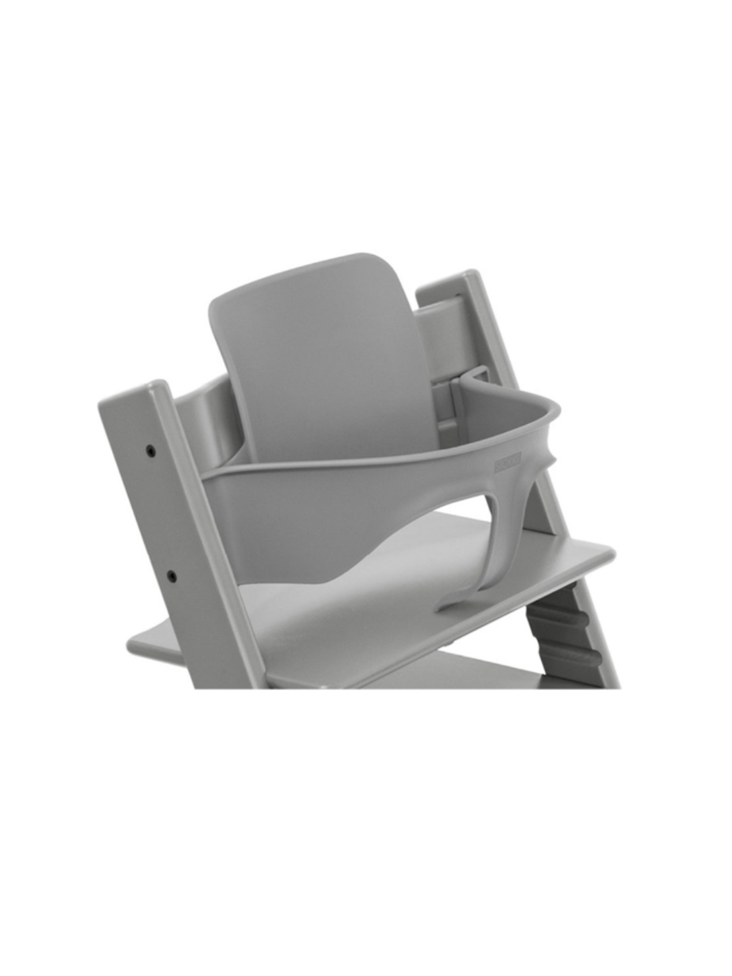 Stokke Tripp Trapp Baby Set Babysitz Hochsitzeinsatz Einsatz Grau Sitz B-Ware