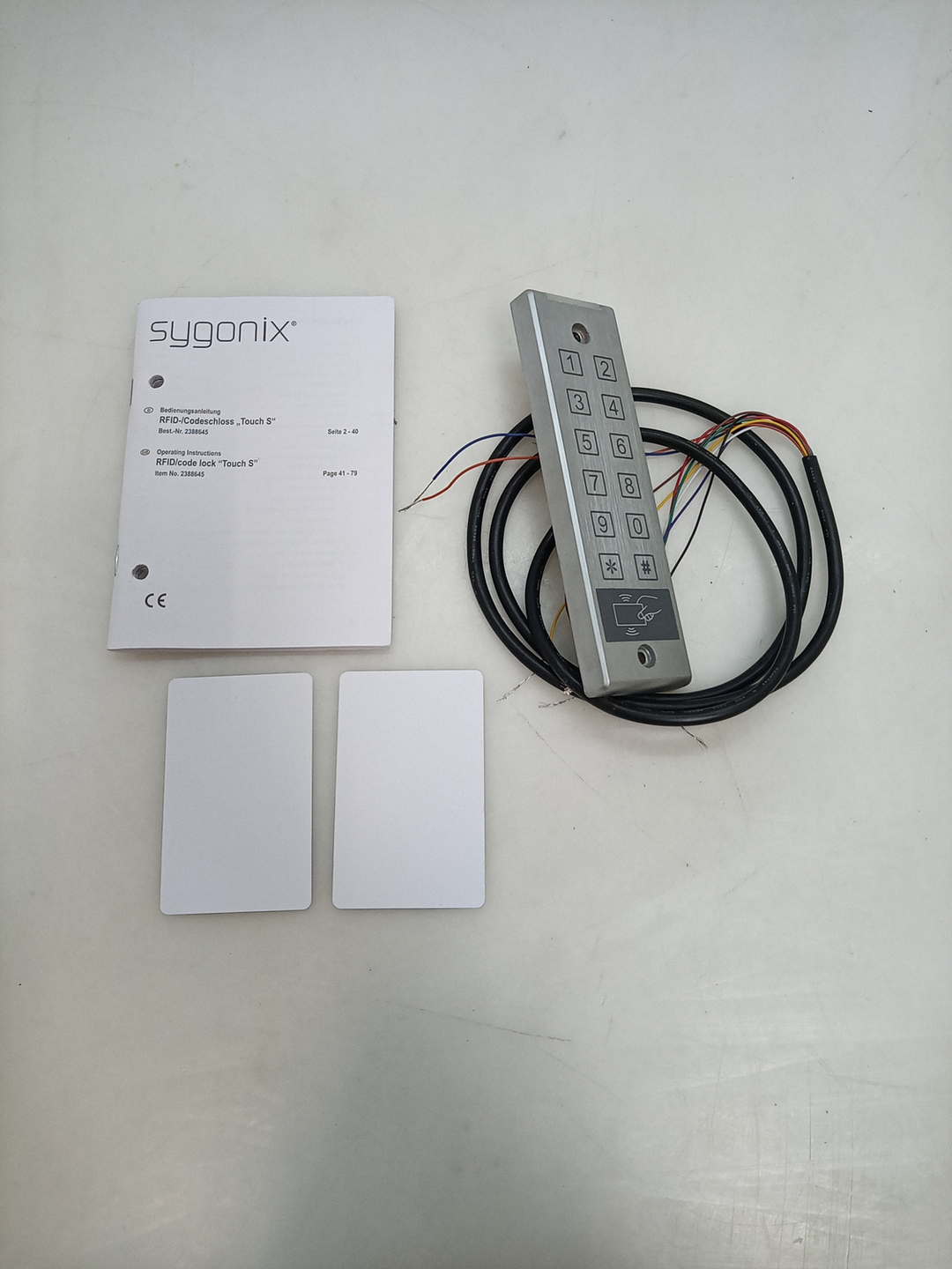 Sygonix SY-4777290 Code-Tastatur mit RFID Aufputz DEFEKTWARE SIEHE TEXT