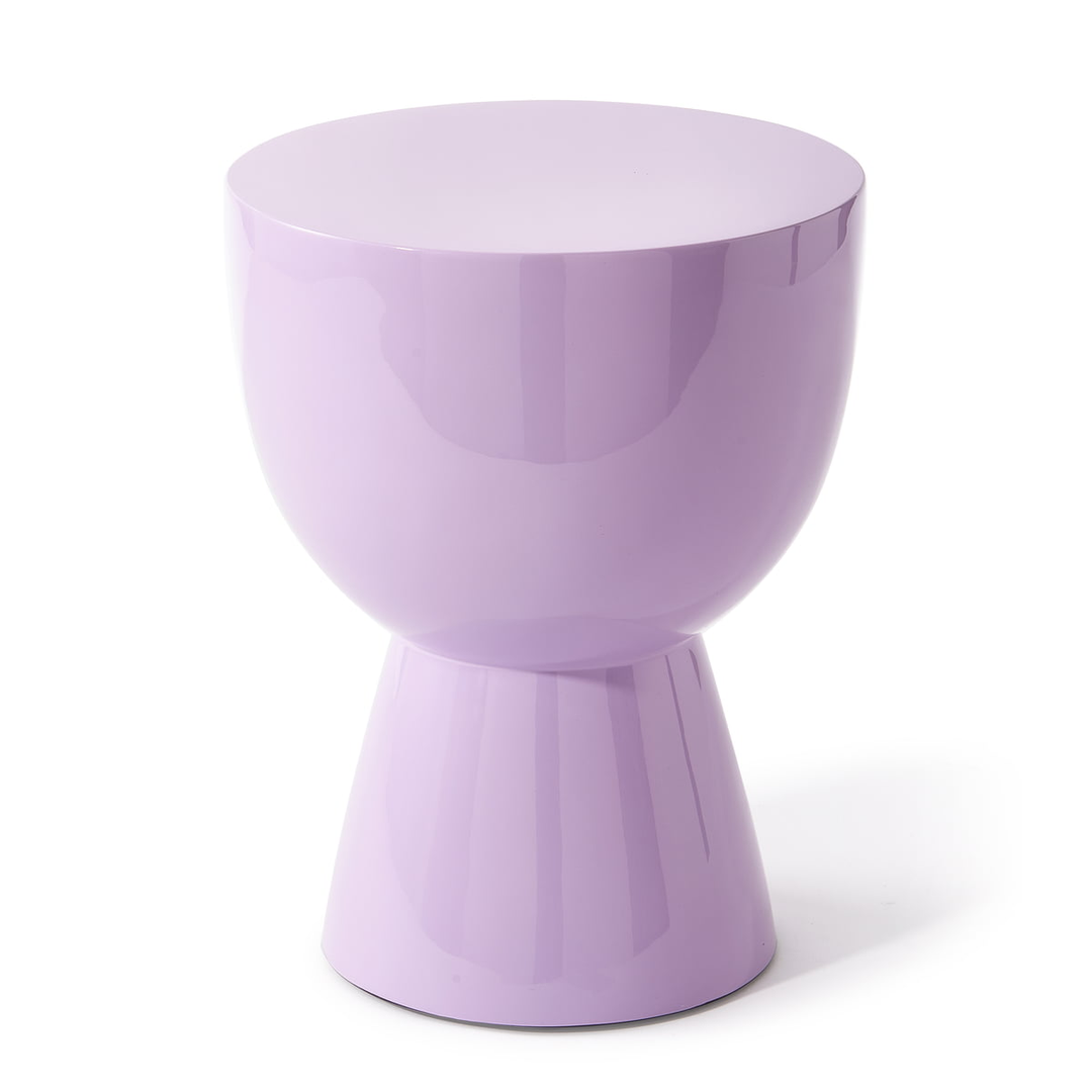 Pols Potten Hocker Sitzmöbel Tip Tap 46 Cm Kunststoff Flieder Design Möbelstück B-Ware