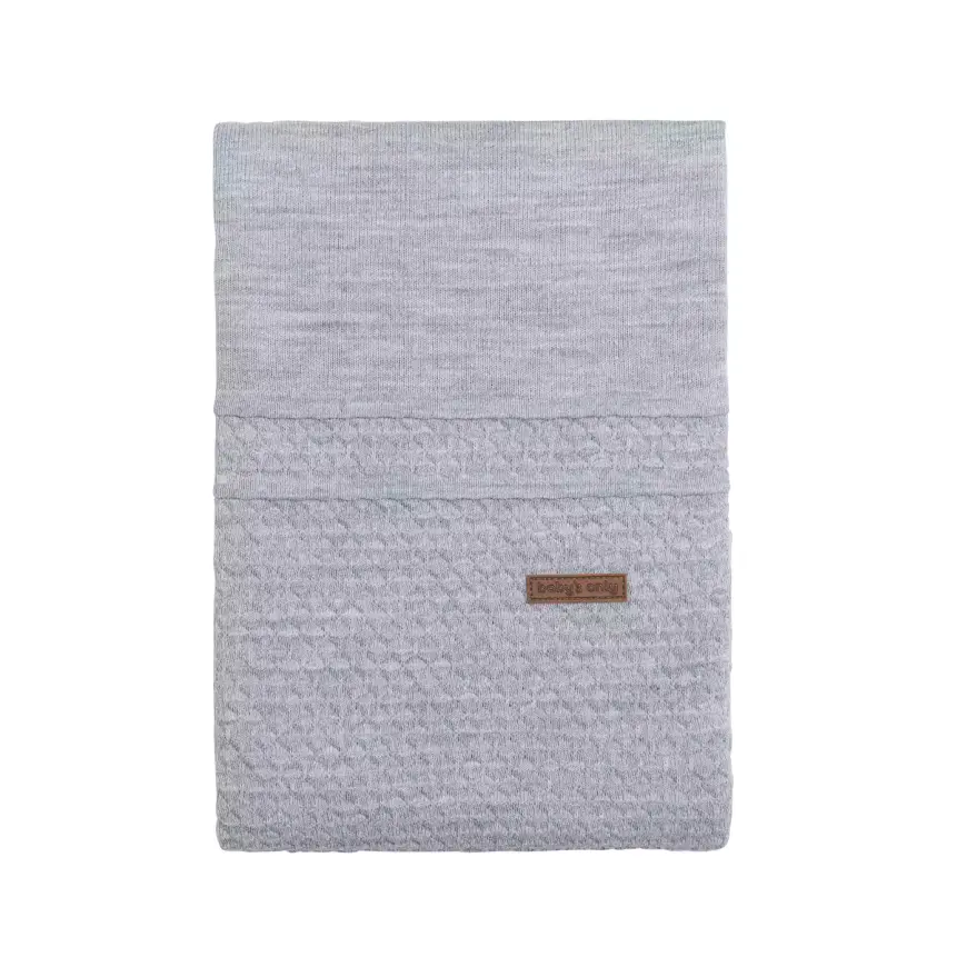 BABYS ONLY Bettbezug 100 x 135 cm Cloud grau Bettwäsche Babybettwäsche Bezug