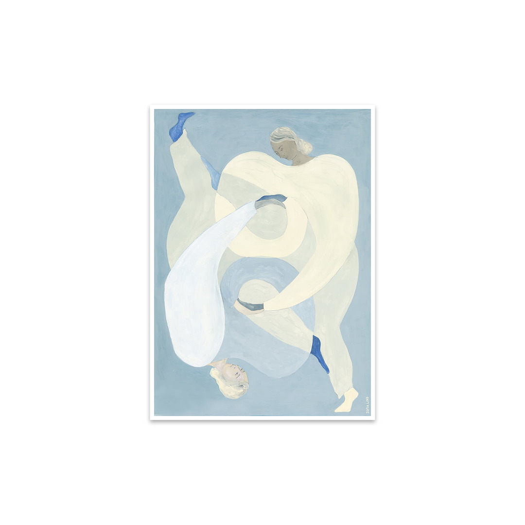 The Poster Club Hold You Blue von Sofia Lind 30x40cm Poster Wandbild Bild