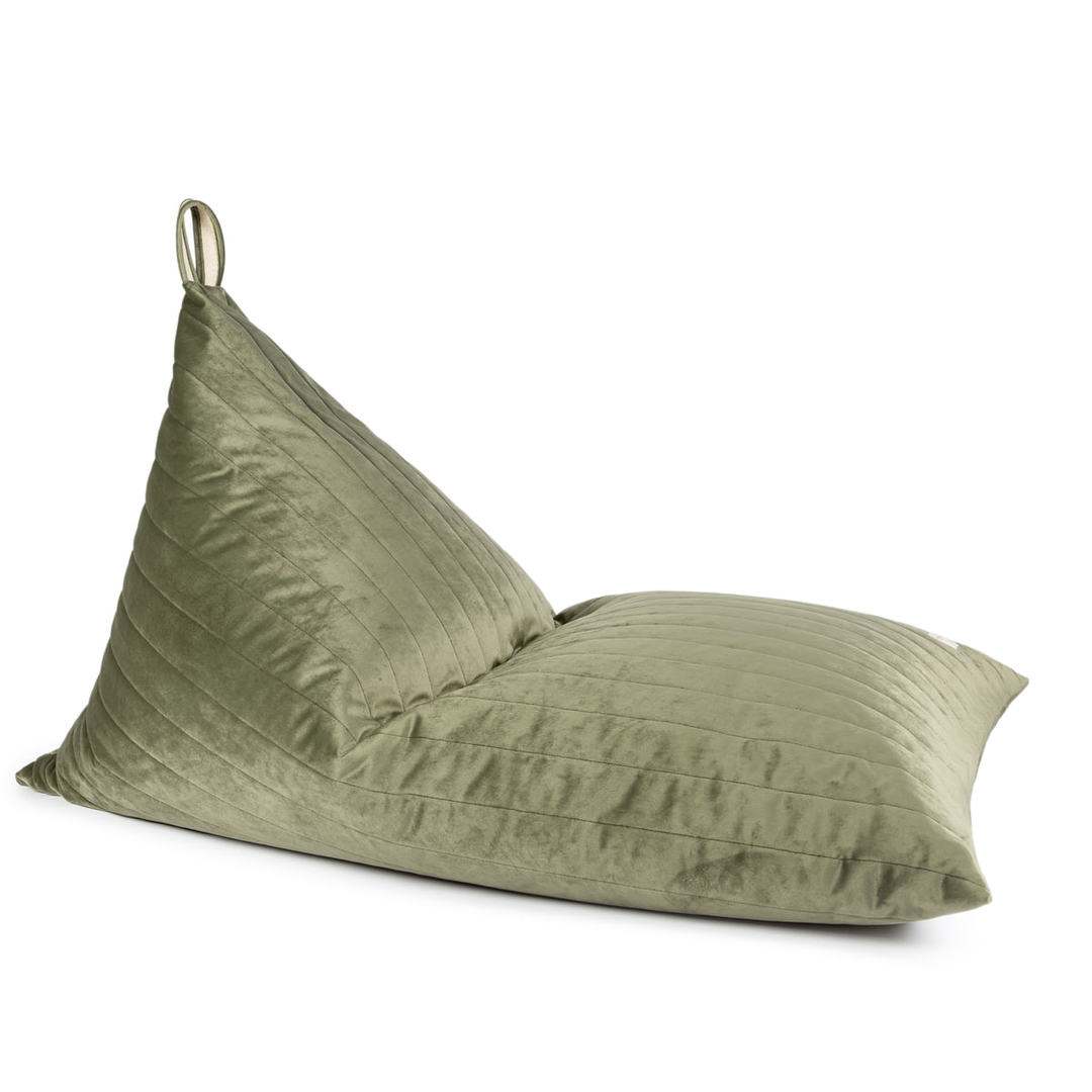 Nobodinoz Sitzsack Kindersitzsack Samt Olivgrün 115 X 77cm Gold Bubble Sack B-Ware