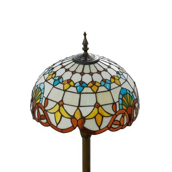 Lindby Audrey Stehlampe Stehleuchte Standleuchte Leuchte Lampe im Tiffany-Stil