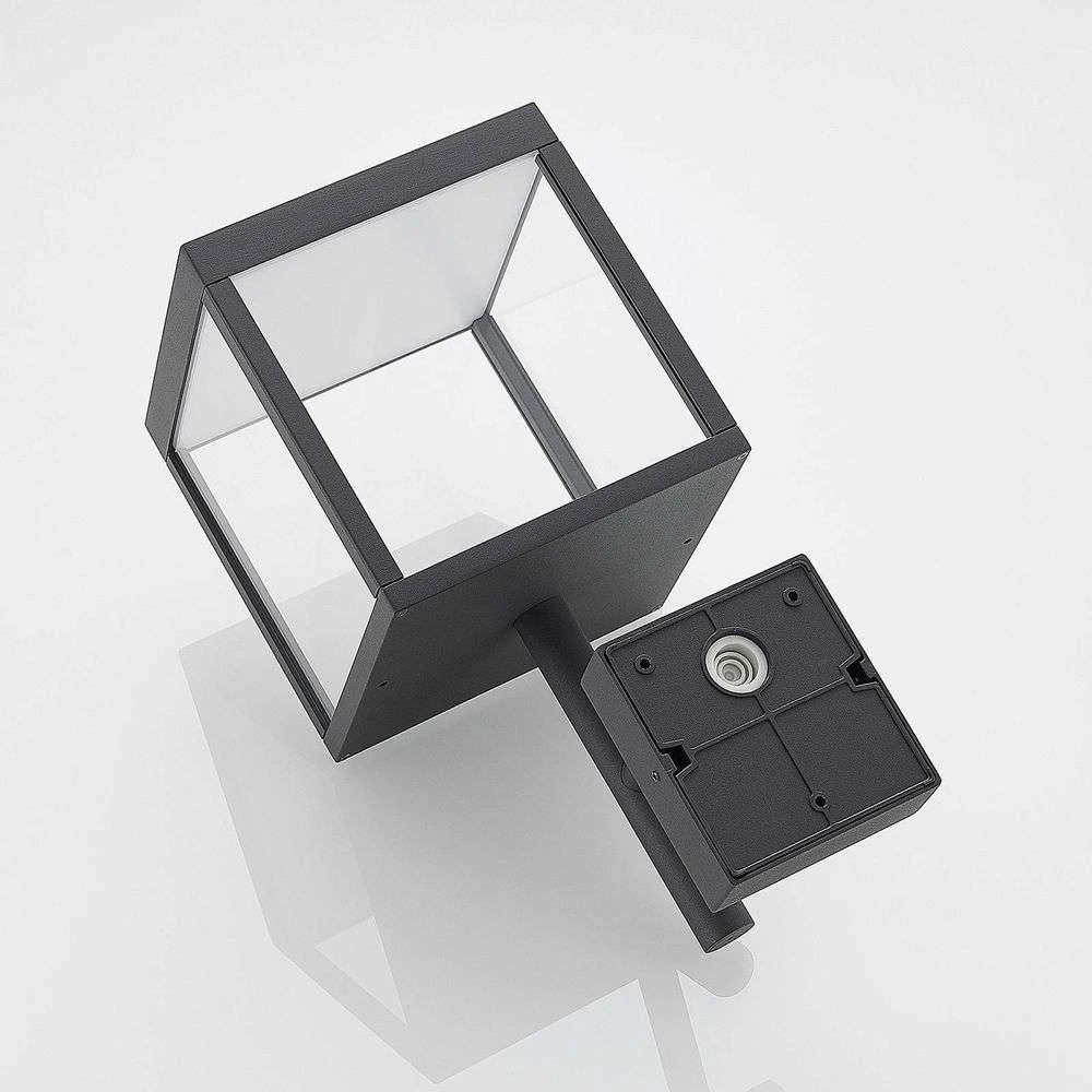 Lucande LED-Außenwandleuchte Cube Gartenleuchte Leuchte Lampe Wandleuchte LED