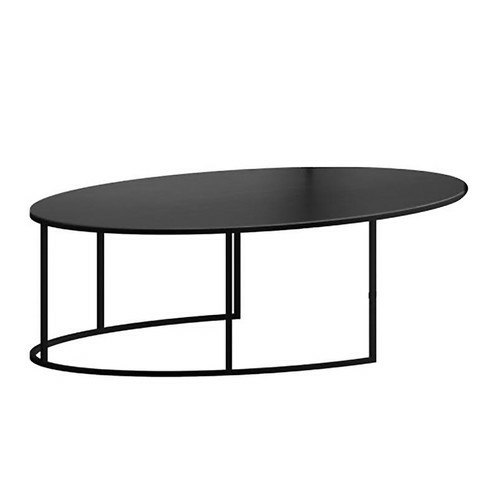 Zeus Slim Irony Oval Couchtisch Tisch Beistelltisch Wohnzimmertisch SIEHE FOTO