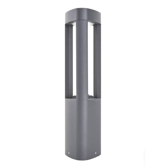 Lucande Dreieckige Led Sockelleuchte Nanna Aus Aluminium Gartenleuchte Wegelicht B-Ware