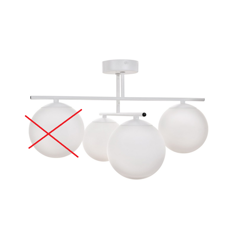 Deckenleuchte Aurora Lampe Beleuchtung Weiß ø 50 Cm Siehe Text/Foto B-Ware - 5905563004180