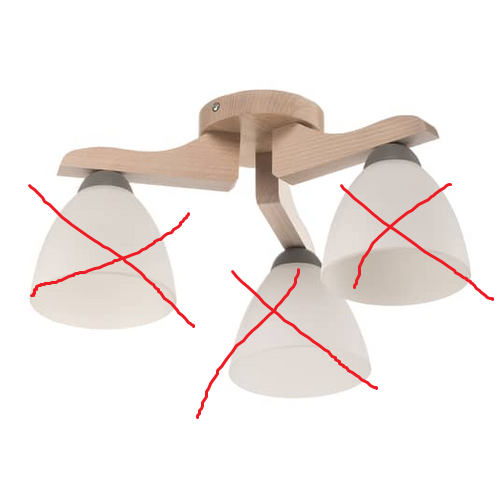 Euluna Deckenlampe Haro Wohnzimmerleuchte Deckenlampe Deko Siehe Text/Foto B-Ware