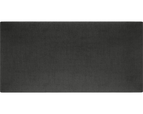 Mollis Wandkissen Kingston dunkelgrau Gewebte-Optik 30x60cm Wandpolster 2 STÜCK