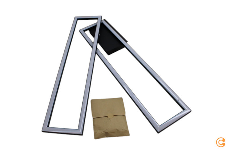 Just Light. Led Deckenleuchte Iven Dim Schwarz 101,6 X 19,8 Cm Deckenlampe La668 B-Ware - 4043689981976