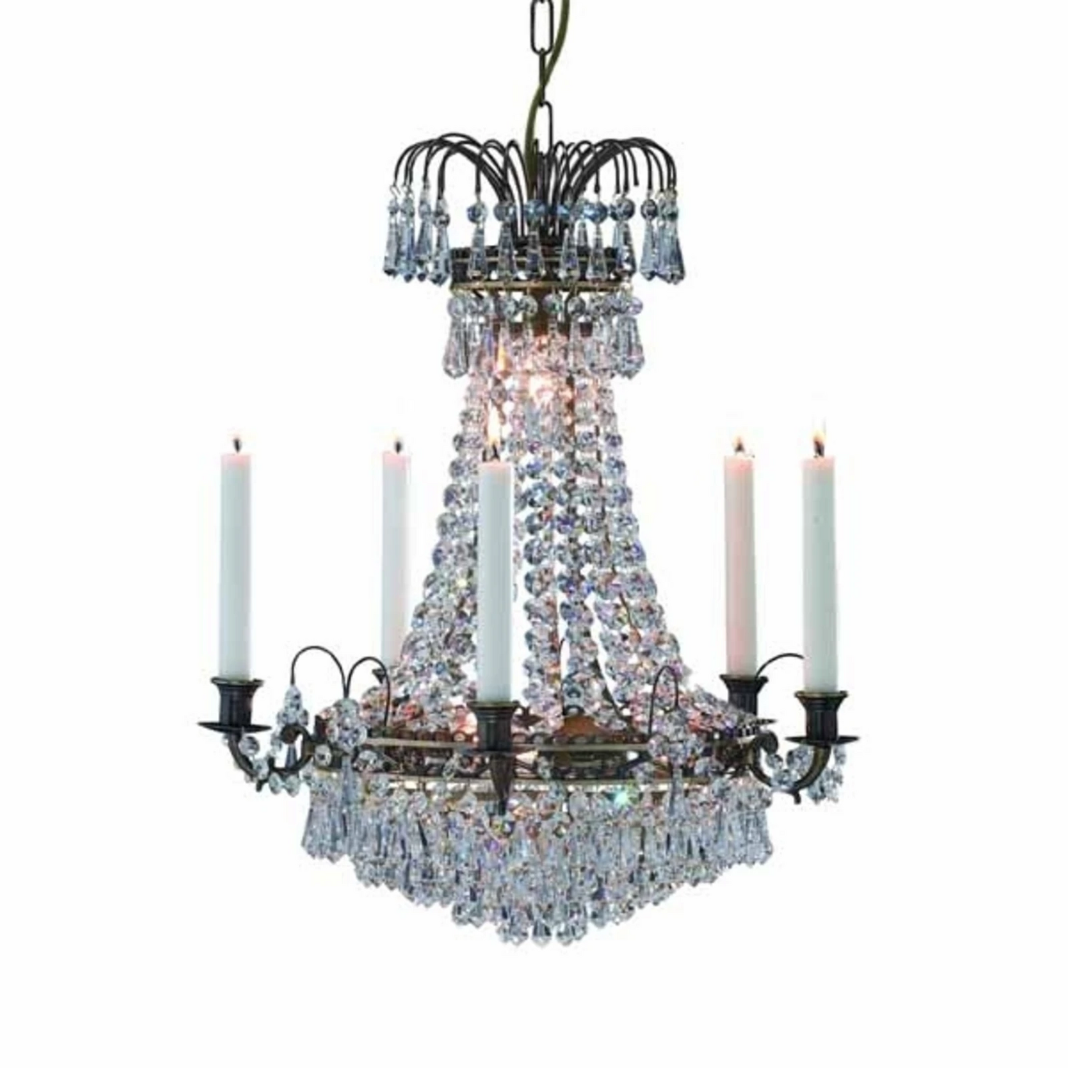 Markslöjd Prächtiger Kerzen Kronleuchter Läckö 48 Cm Deckenlampe Deckenleuchte B-Ware - 7394472192558