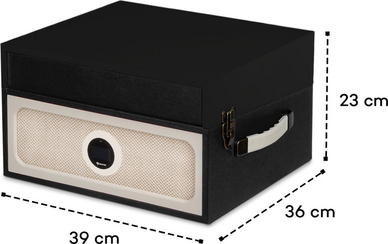 B-Ware Auna Sarah Ann DAB Plattenspieler 33/45/78 U/min DAB+/FM-Radio DEFEKTWARE