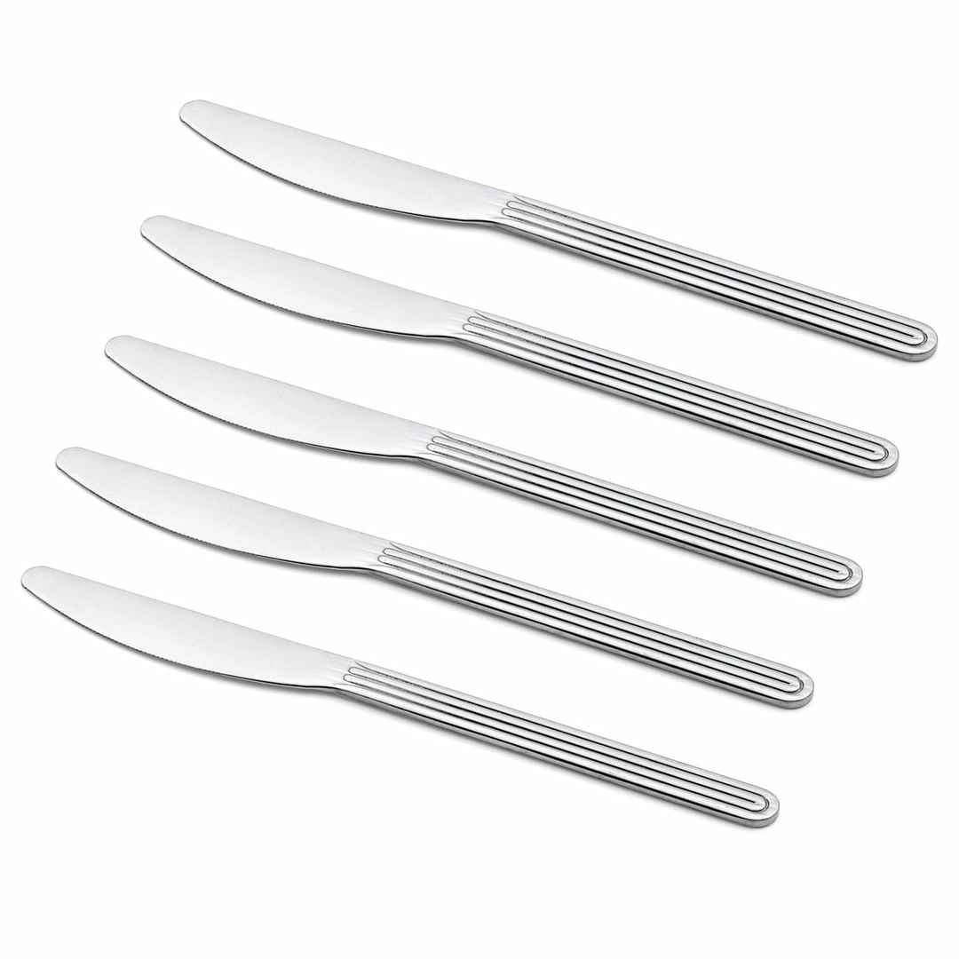 Hay Sunday Besteck Messer Set 5tlg Tafelbesteck Speisemesser Frühstück Edelstahl B-Ware