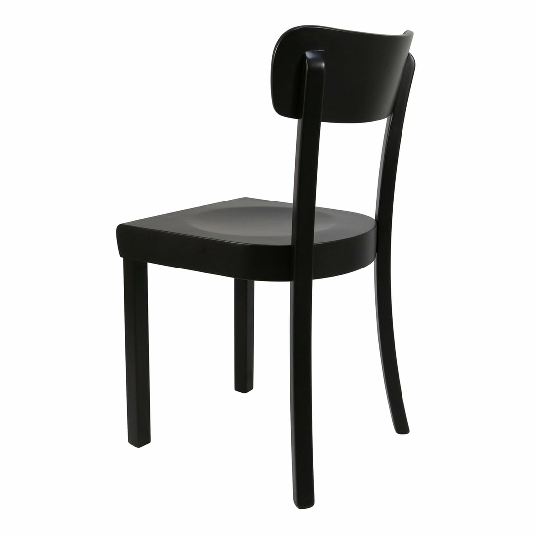 HANA Frankfurter Stuhl 2.0 Esszimmerstuhl Designer Buche schwarz matt lacki608