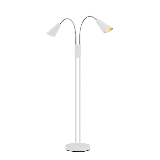 Lucande Medira Stehleuchte Standleuchte Stehlampe Leseleuchte 2 Flg Gu10 Weiß B-Ware - 4251096577778