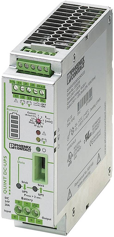 Phoenix Contact Quint Ups/ 24 Dc/ 24 Dc/20 Industrielle Usv Anlage (Din Rail) B-Ware