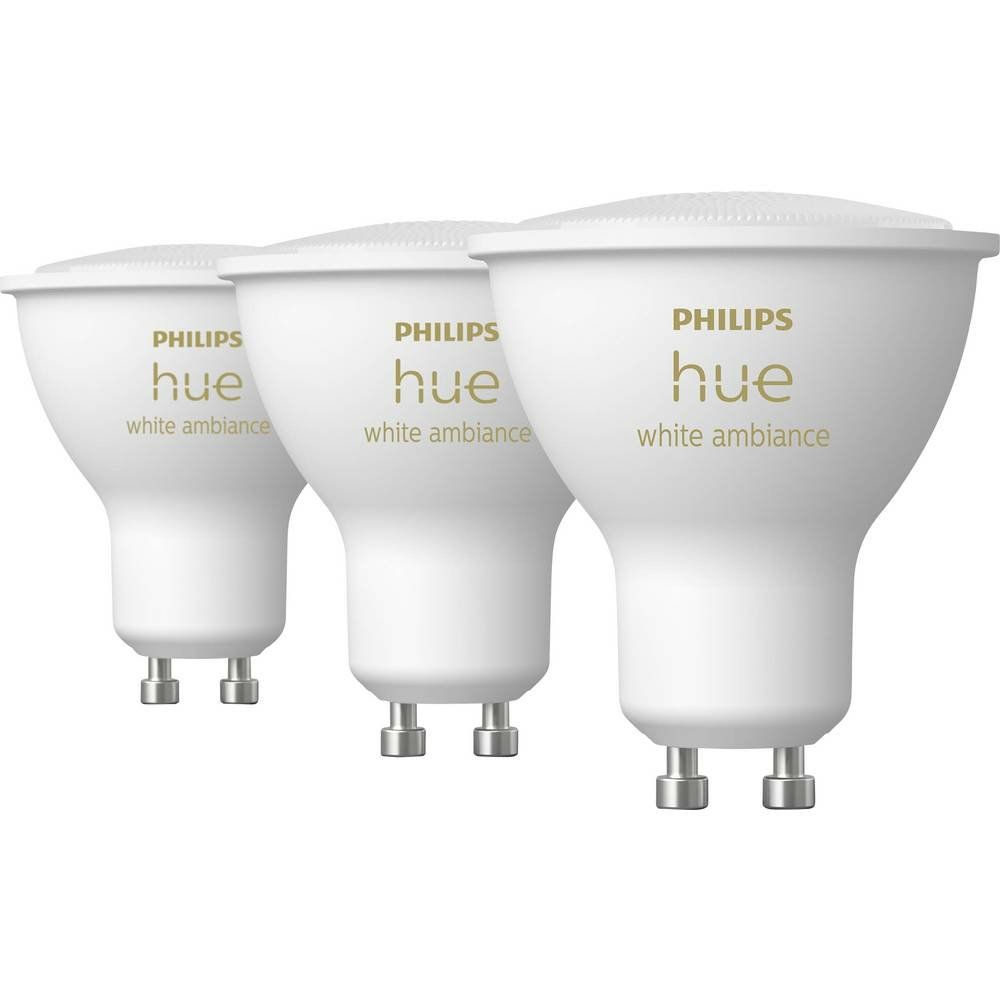Philips Lighting Hue LED-Leuchtmittel Glühbirne Glühlampe EEK G 3 Stück