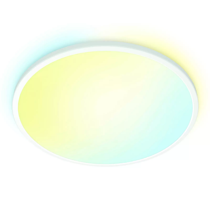 WiZ SuperSlim LED-Deckenleuchte Deckenlampe Deckenlicht Wohnzimmerleuchte Licht
