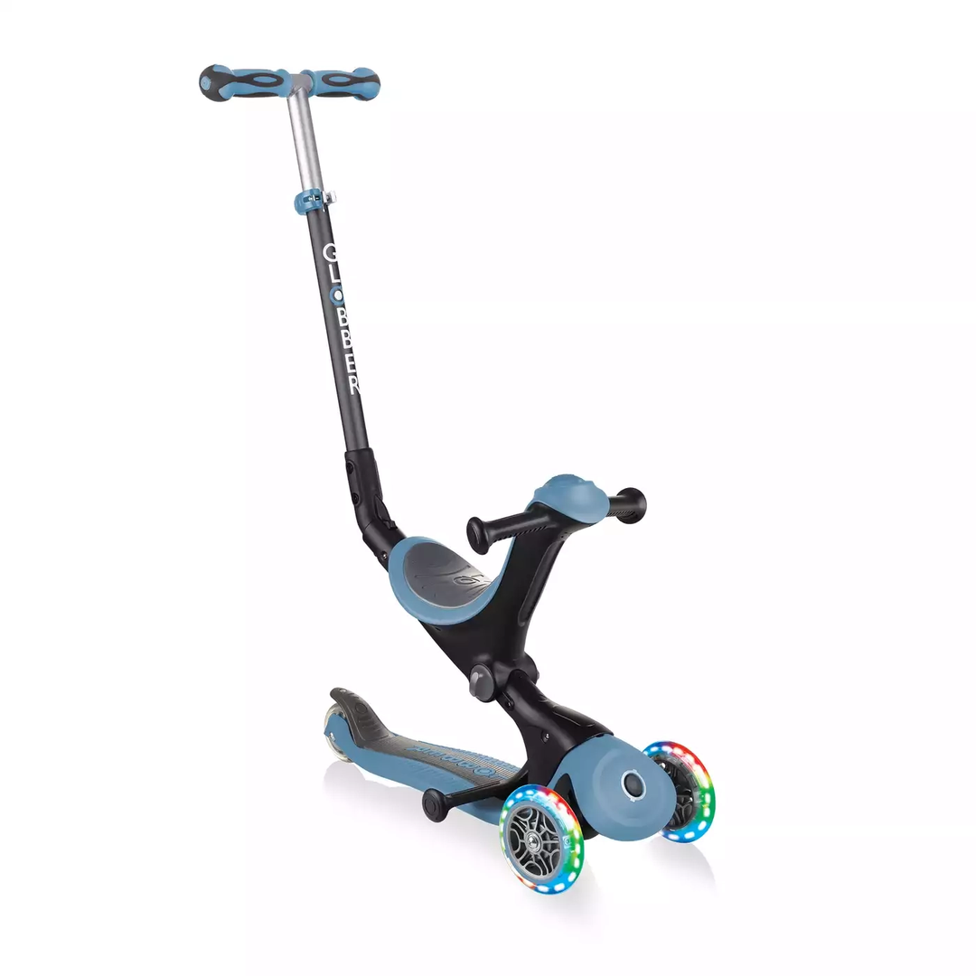 Globber Go Up Deluxe Lights 3-in-1 Roller Tretroller Scooter SIEHE TEXT/FOTO