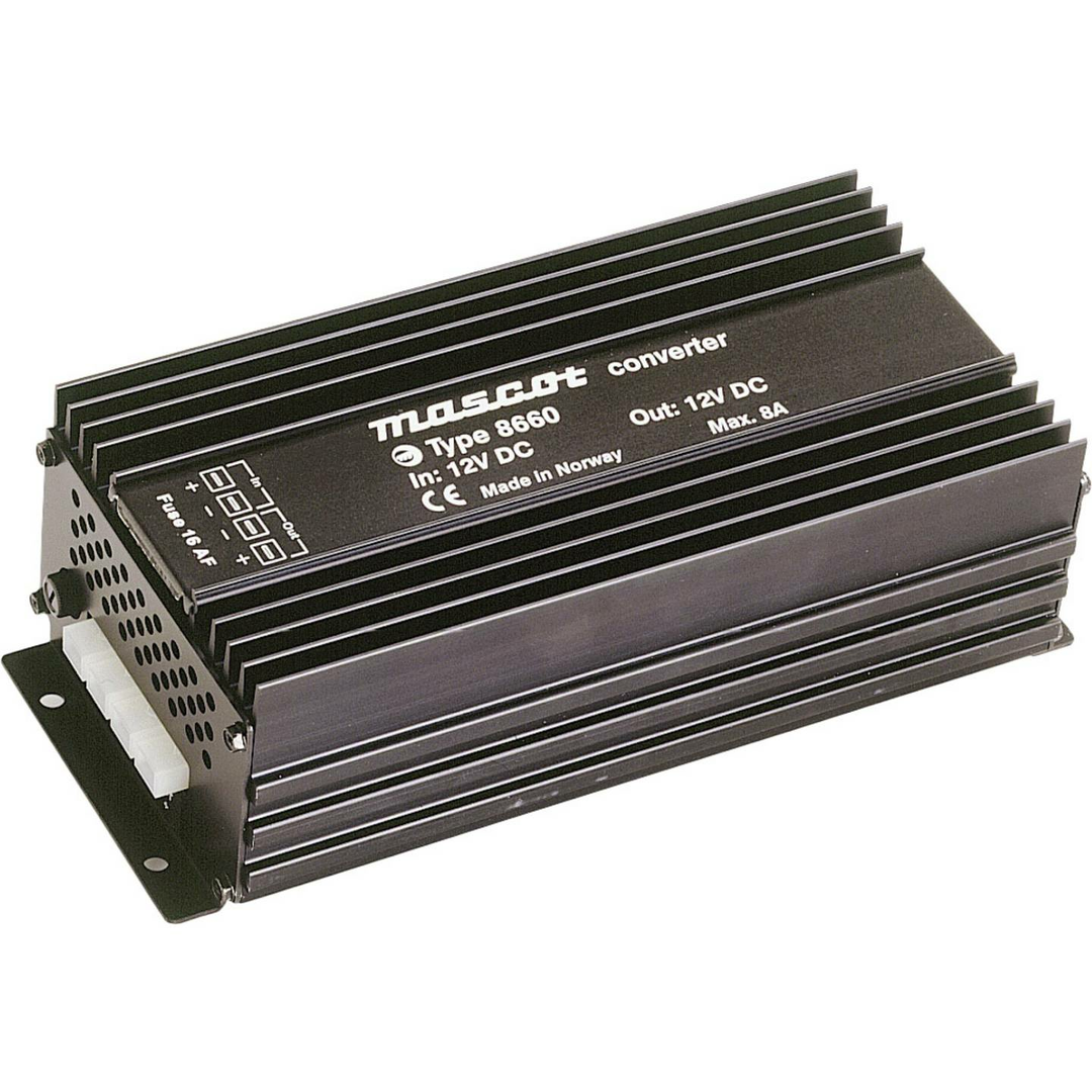 Mascot 8660 Dc/Dc Wandler Spannungswandler Stromwandler 12 V/Dc 24 V/Dc/4 A 1815 B-Ware - 7057070016144