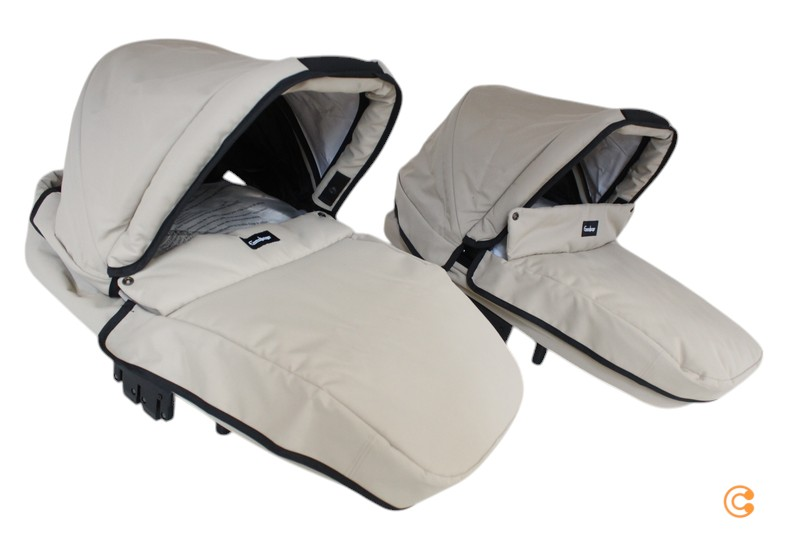 Emmaljunga Nxt Twin Classic 2 Tlg Babywanne Kinderwagenwanne Siehe Text/Foto B-Ware