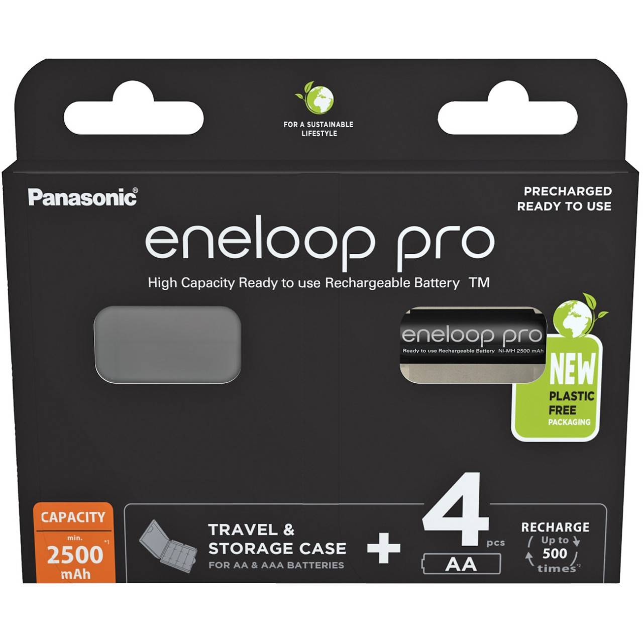 Panasonic Eneloop Pro Mignon Akku Bk 3 Hcdec4 Be Ni Mh 1,2 V, 2500 Siehe Text/Foto B-Ware - 5410853065036