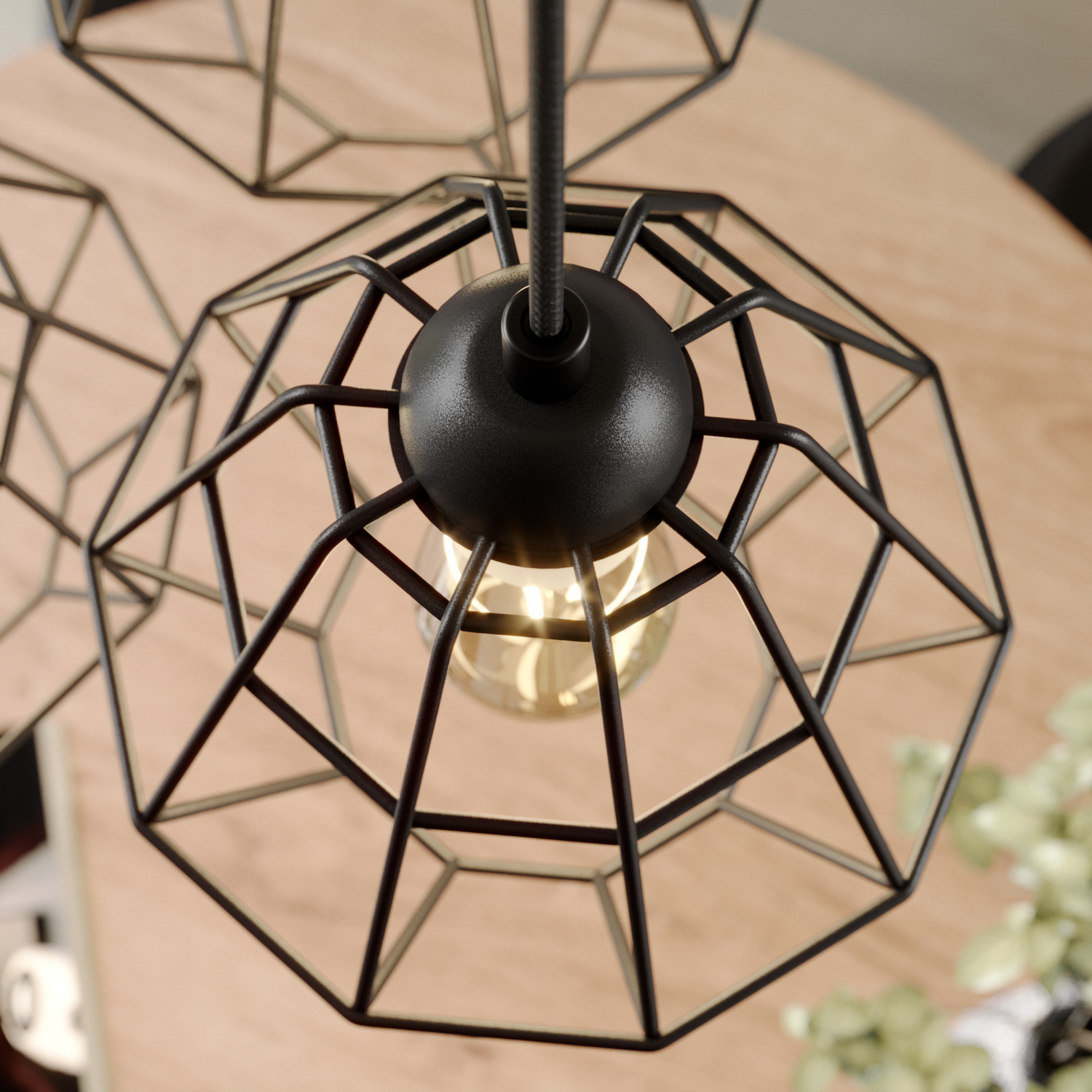 Envostar Hängeleuchte Pendelleuchte Saphir 3 Flammig Rund Siehe Text/Foto B-Ware - 4251911798142