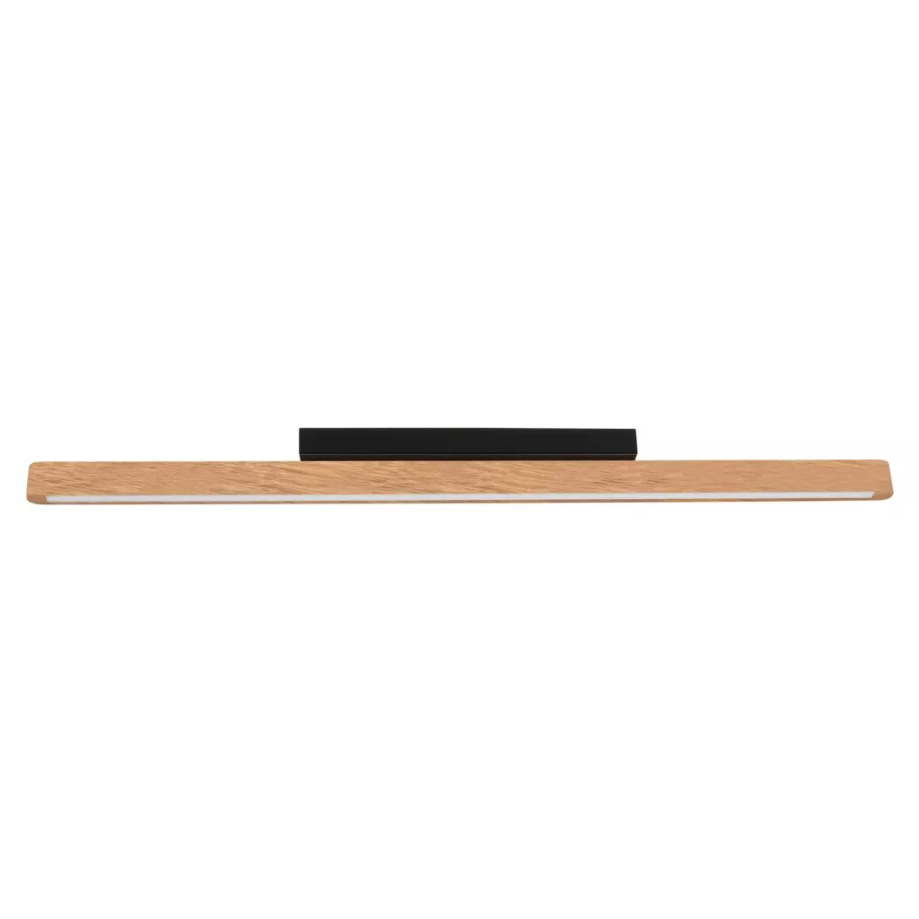 Envostar Lineo Led Deckenleuchte Deckenlampe Deckenlicht Leuchte Eiche Schwarz B-Ware