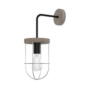 Envostar Neptuna Wandleuchte In Laternenform In Der Farbe Grau Aus Kiefernholz B-Ware - 4251911723199