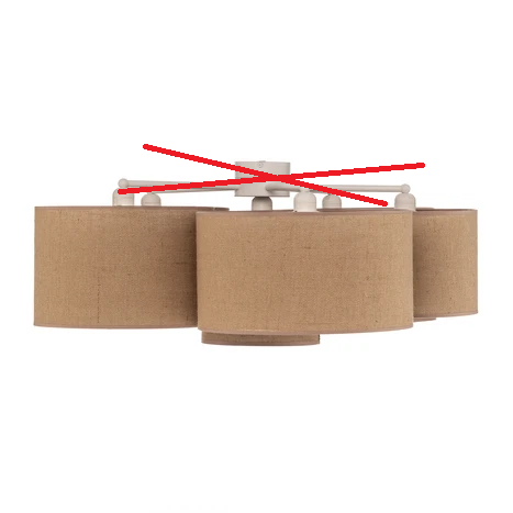 Euluna Lodge Deckenleuchte Jute Deckenlampe Leuchte Lampe E27 Siehe Text/Fotos B-Ware - 5905317601917