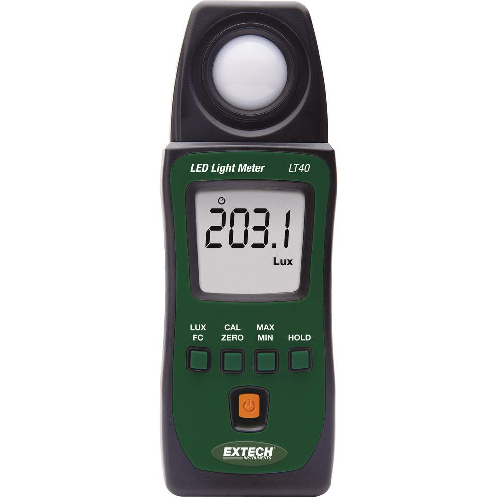 Extech Lt40 Luxmeter 400 Light Lux Meter Illuminometer Luminometer 400000 Lx B-Ware - 793950470145