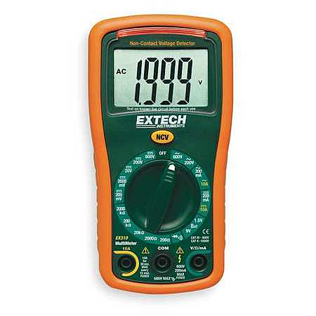 Extech Mini Digital Multimeter,600 V,2000 K Ohms Ex310 Voltmeter Messgerät Tester B-Ware - 793950393109