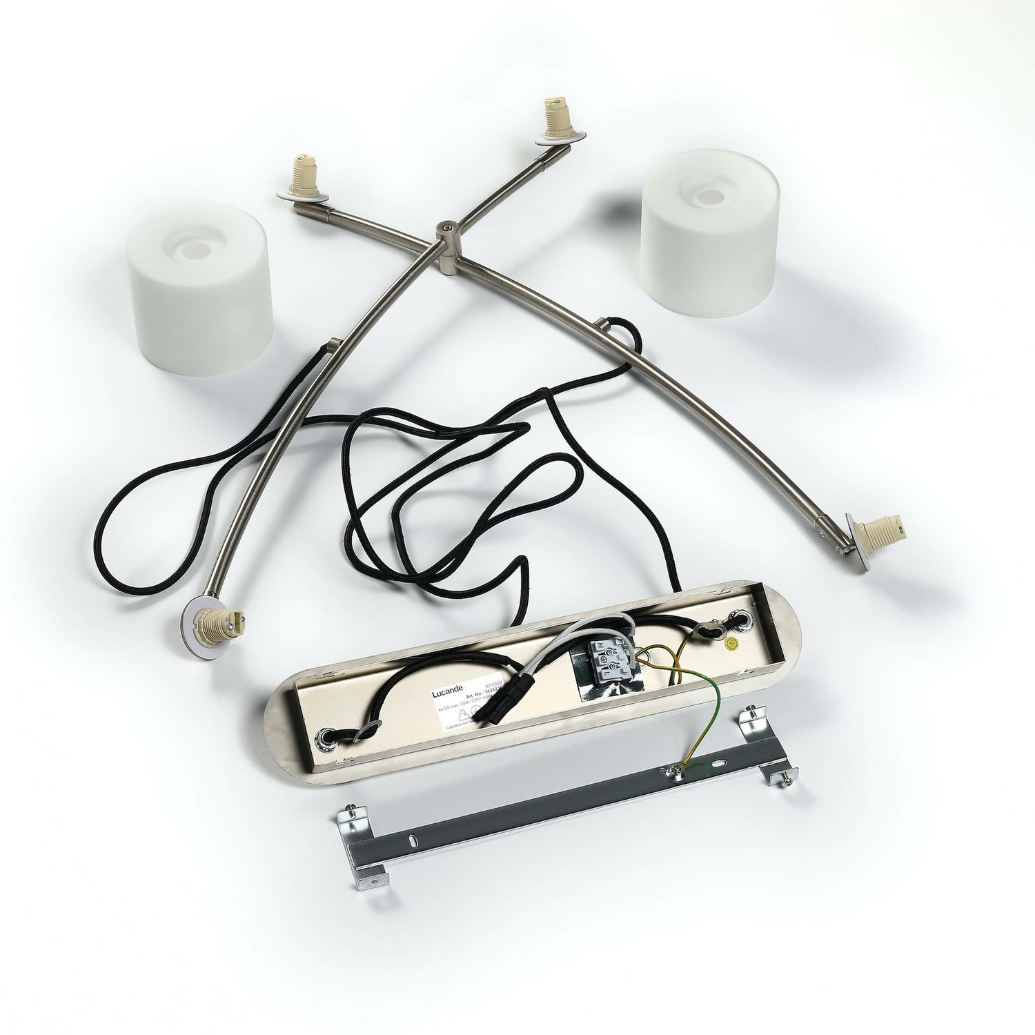 Lucande Juljana Pendelleuchte Deckenlampe Hängeleuchte Wohnzimmerleuchte G9 W755 B-Ware - 4251096583908