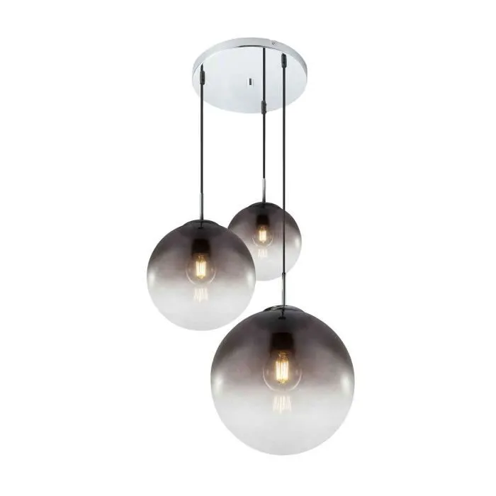 Lindby Robyn Glas-Pendelleuchte Pendelleuchte Deckenlampe Leuchte Lampe 3-flm964