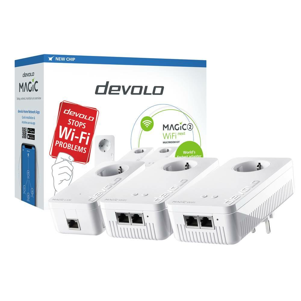Devolo Magic 2 WiFi next Multiroom Kit Powerline WLAN Multiroom Starter Kit 8632
