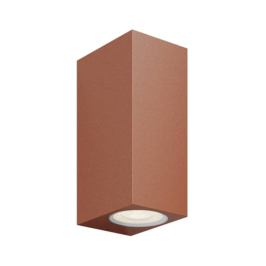 Lucande Leuchtstarke Led Außenwandleuchte Tavi Deko Balkonleuchte Rostbraun Led B-Ware