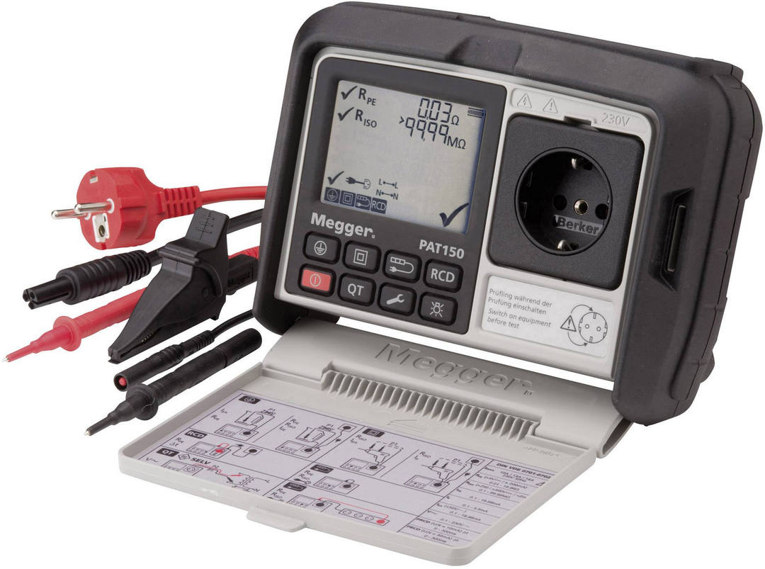 Megger 1003 068 Gerätetester Vde Norm 0701 0702 Messgeräte Defektware D-Ware