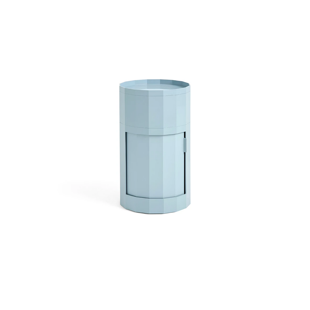 Hay Facet Container Hoch Misty Blue Beistelltisch Tisch Kaffeetisch Ablage Möbel B-Ware