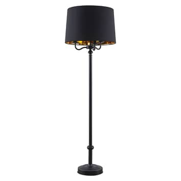 Lindby Christer Stehleuchte Stehlampe Standleuchte Leuchte Lampe schwarz 160 cm