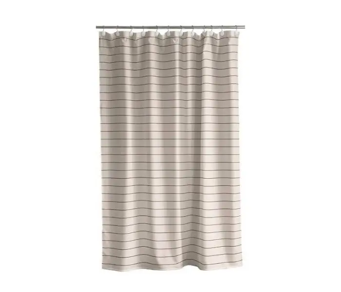 Södahl Duschvorhang Vorhang Line Hauptschlüsselwort 180 x 200 cm beige