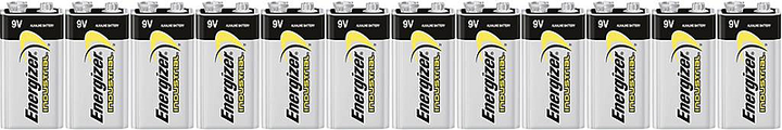 Energizer Industrial 6LR61 9 V 12 St. 9 V Block-Batterie Alkali-Mangan