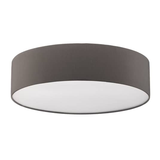 B-Ware Euluna Deckenlampe Rondo Deckenlampe Deckenlicht Flurleuchte E27 Grau ø 45cm