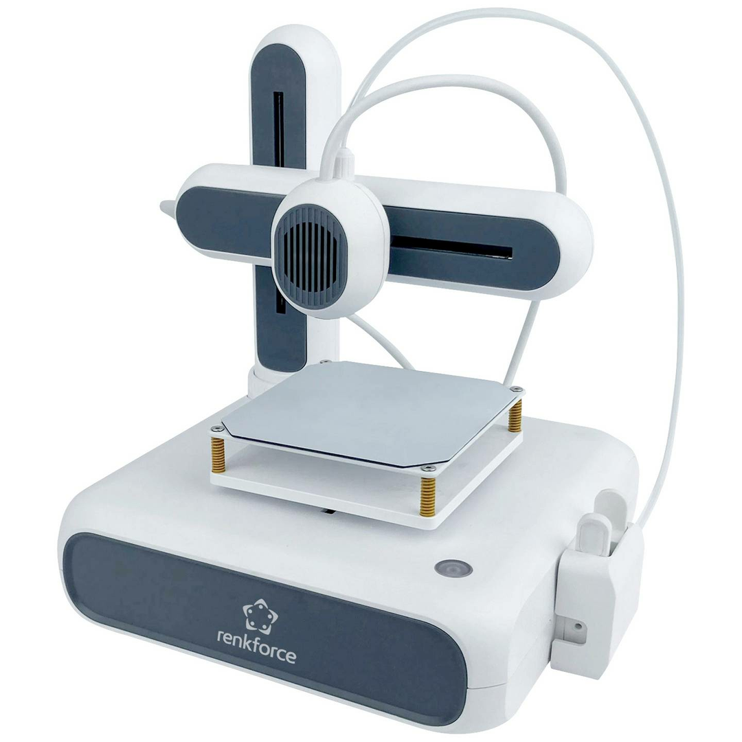 Renkforce 3 D Drucker Inkl. Filament Cube Spulenhalterung Nivellierpapier B-Ware